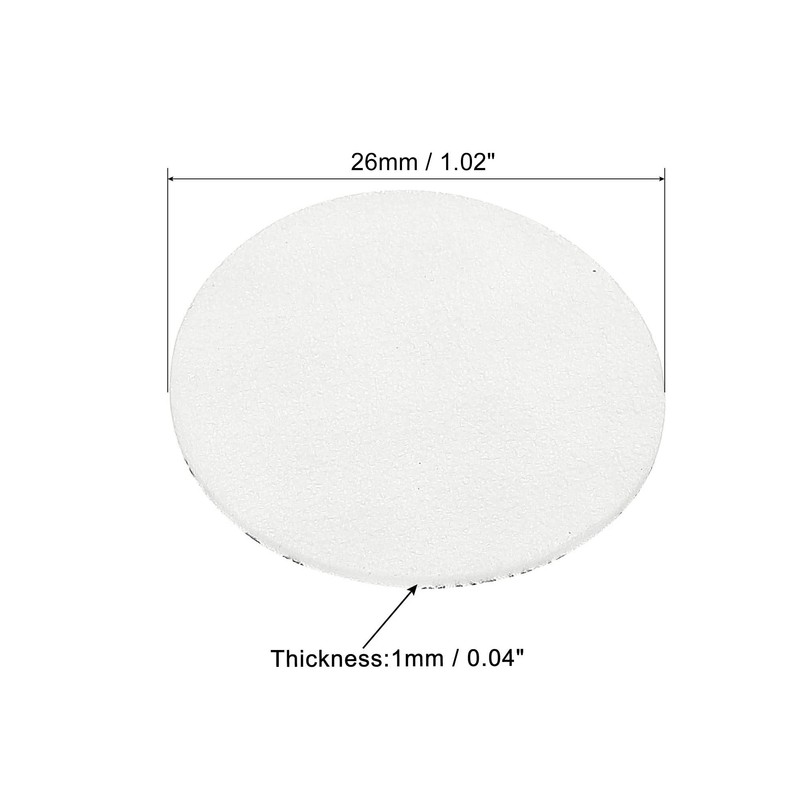 PATIKIL 26mm/1.02" Foam Lid Liner, 150 Pack PS Foam Resistant