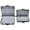 Pack of 2 Tackle Box, Double Compartment, Waterproof and Durable,