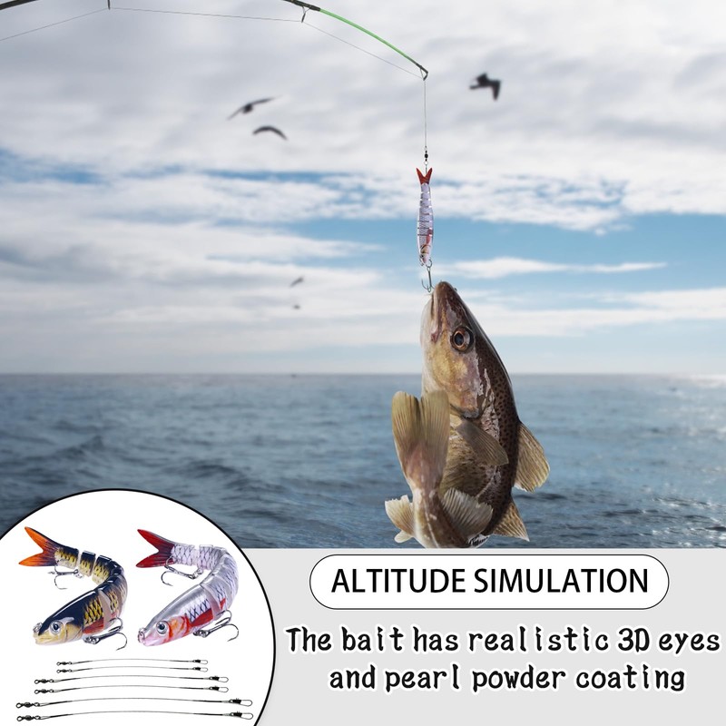 Fishing Lures, Pike Fishing Lures for Freshwater and Sea Water,