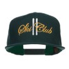 e4Hats.com Ski Club Embroidered Snapback Cap - Spruce OSFM
