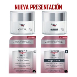 Eucerin Q10 Crema Antiarrugas Día + Noche 2x48g Sensible Día/noche