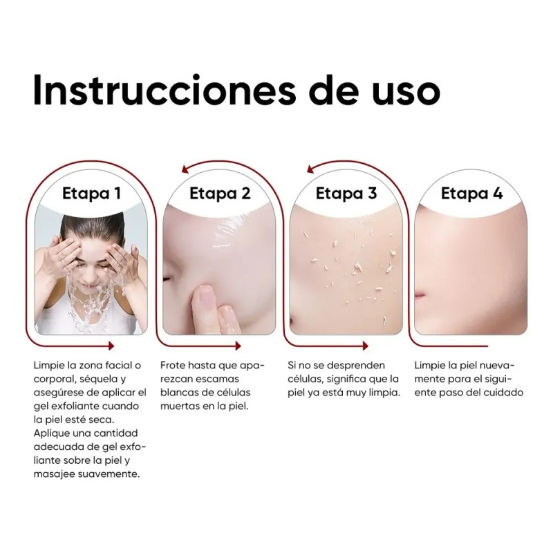 Gel Exfoliante Purificador Quarxery, 1 Unidad, 50 G