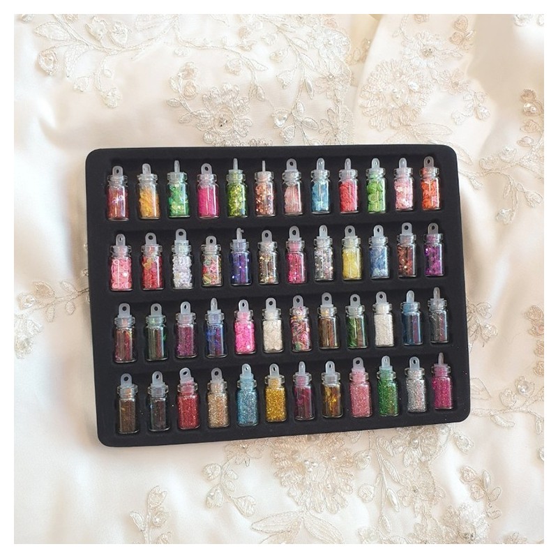 핑쇼12 Sequin Parts Case Set - New Arrival Miniature Nail