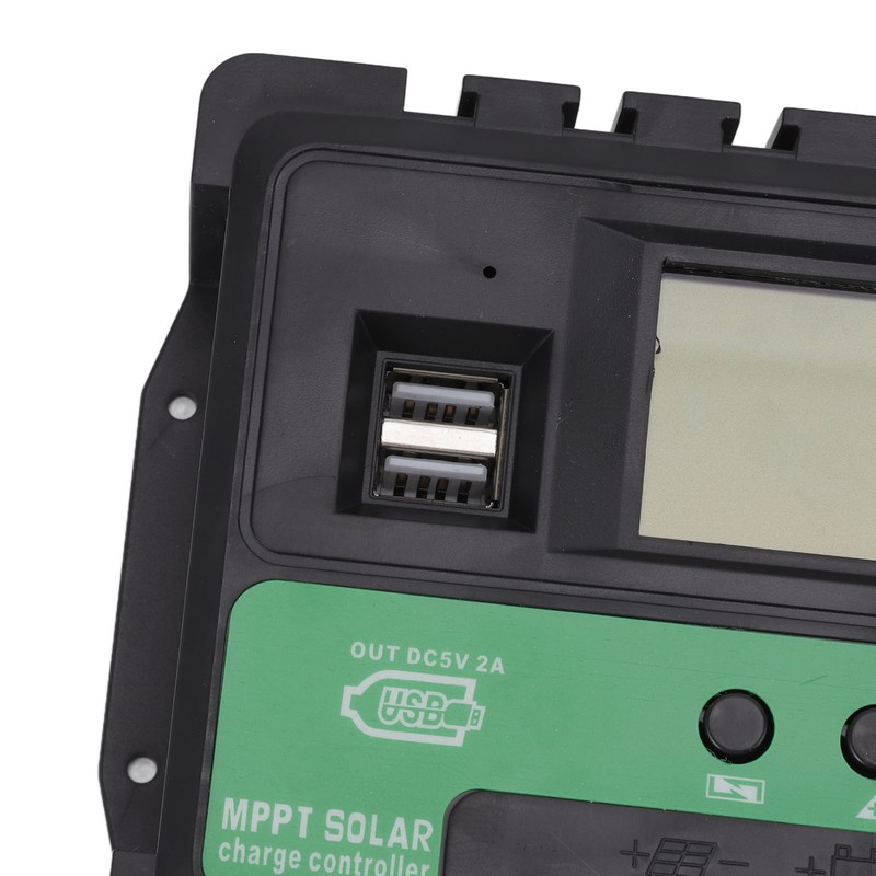 Solar Controller 12V 24V Charge Discharge PV Regulator LCD Display