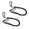 Gen3 Marine Bungee Black Boat Dock Line - 2 Pack