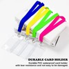 CANWELUX 12 Pack Neon Hot Pink Lanyard for ID Badges,Lanyard