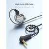 Kinboofi in Ear Monitor Wired IEM Headphone, CCZ BC02 Dynamic