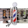 Gdrasuya10 Barber Pole Light LED Red White Blue Stripes Rotating