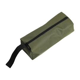 Alnicov 3Pcs Multipurpose Zipper Small Tool Bag, Canvas Tool Bags Small Tool Pouch Tote Bags Tool Organizer Storage Bag for Screwdriver Tool(Black/Green/Blue)