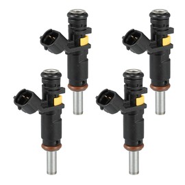 TUCKBOLD Fuel Injector for Mini Cooper 1.6 Flow Matched No.13537528176 | Fuel Injection Nozzle Black 4 Pcs