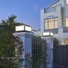 AILICIN Pillar Lamp Post Light, Tempered Glass Shade，Fence Deck Cap