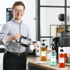 Nuogo 8 Pcs Coffee Syrup Bottles 25.4 Oz/750ml Syrup Pump