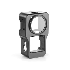 Honbobo Metal Cage for DJI Action 2, Protective Frame Housing + UV Filter + Base Adapter for DJI Action 2