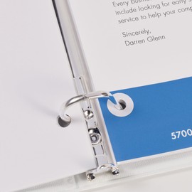 Avery Reinforcement Labels, 1/4" Diameter, Permanent Adhesive, White, Non-Printable, 560 Labels Per Pack, 6-Pack, 3,360 Page Reinforcement Stickers Total (6739)