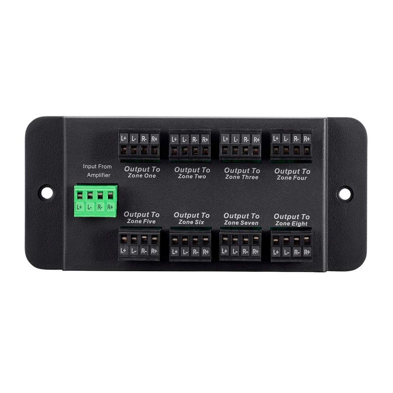 Monoprice 8 Zone Single Input Speaker Distribution Hub, Connect Up