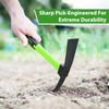 NAUKII Pick Axes for Digging, No Assembly Required, 14.7 Inch