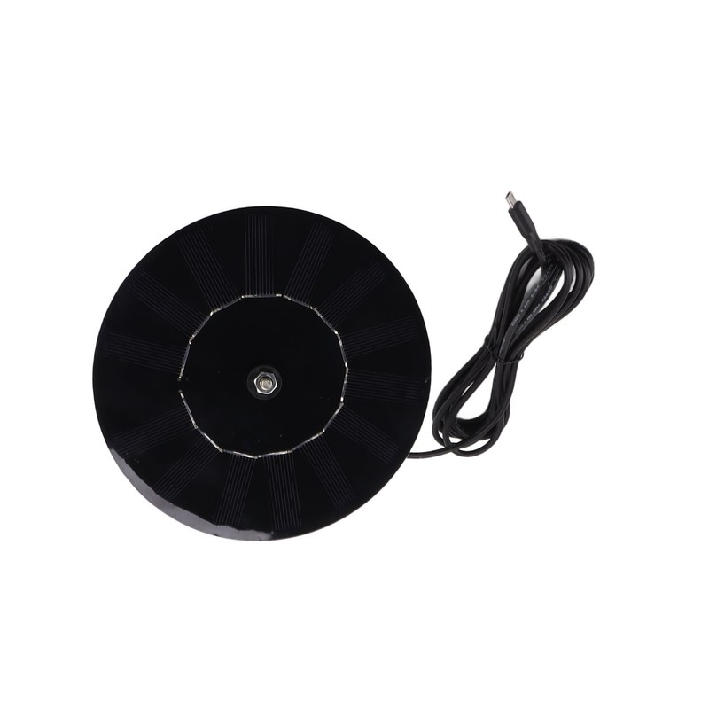 Solar Panel 10W 5V Efficient Conversion Waterproof Round Shape for