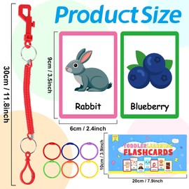 100Pcs Flash Cards for Toddlers Alphabets Numbers Colors Shapes Educational Cads Cognitive Flashcards for Body Parts Food Animal Flash Cards Learning Toy Educational Activities Kids Ages 3+ Preschool