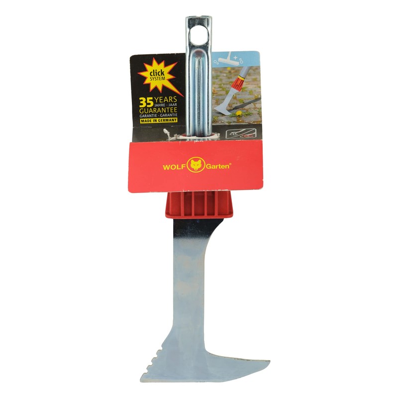 WOLF-Garten FKM Multi-Change Garden Scraper Cleaning Tool Head, Red, 29.5x4.5x1.9