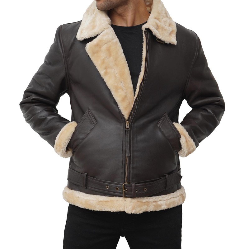 fjackets Tomas Shearling Dark Brown RL | [1102334] L