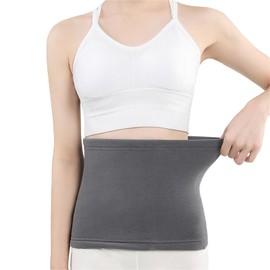 Moonlove Thermal Waist Belt Women Men Winter Lumbar Abdomen Warmer Waistband Unisex Adults Belly Heat Wrap Cold Proof Windproof Furry Thick Back Stomach Warm Support