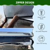 Dulepax RV Awning Shade Screen with Zipper 8'X15'3'' -Second Generation