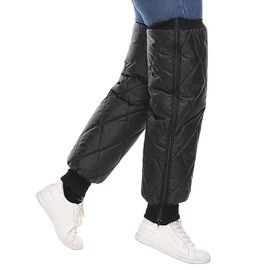 Knee Pads Motorcycle Winter Knee Warmer Non-Slip Knee Pads Waterproof Leg Protection Long Knee Socks Thickened Warm Leg Warmers Windproof Knee Protectors with Zip Leg Warmers Cycling