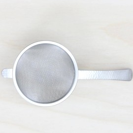 Japanese Fine Mesh Matcha Tea sifter, tea Strainer with textured Long Handle, Stainless Steel Kitchen Sieve, 6" Length x 3" width x 1.3" height