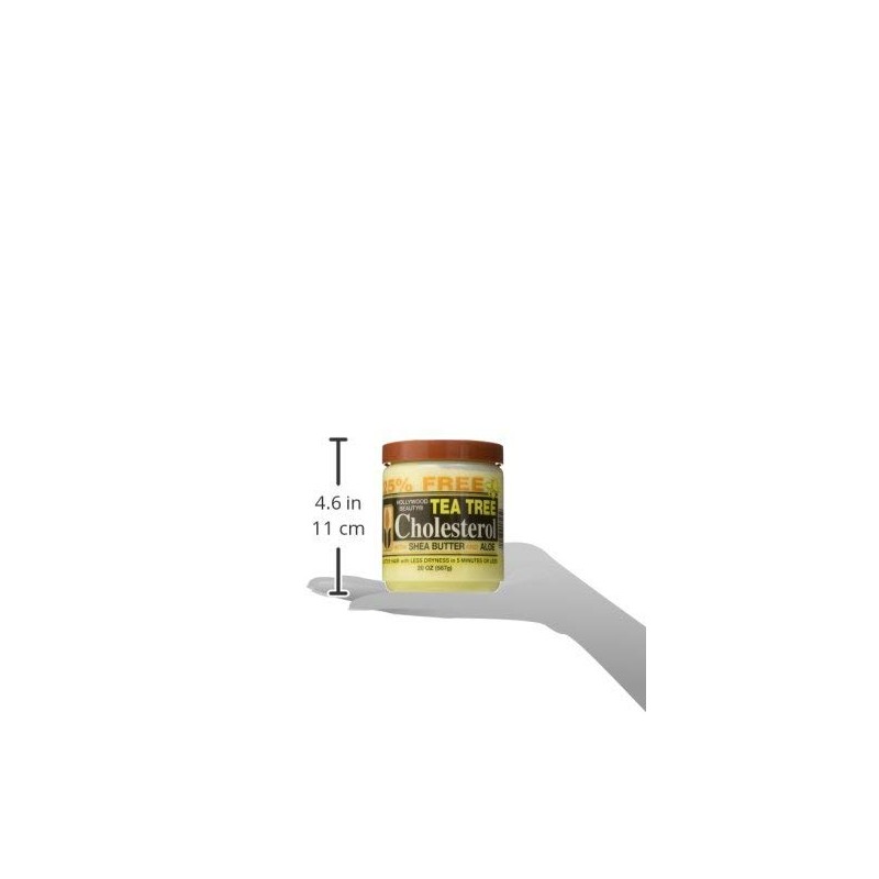 Hollywood Beauty Tea Tree Cholesterol With Shea Butter & Aloe,