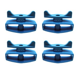 SagaSave 4PCS Electric Fence Tightener in line Tensioner, Wire Tensioner Portable Tape Tighteners(Sky Blue)