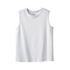 Men’s Adaptive Cotton Sleeveless Undershirt - 3 Pack - White