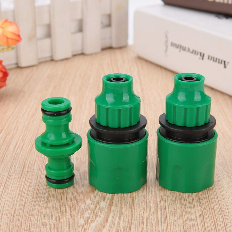 3Pcs 3/8 Hose Quick Connector Hose Adapter Hose Quick Connect