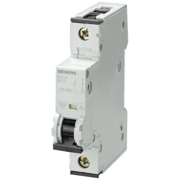 Siemens 5SY41037 Supplementary Protector, UL 1077 Rated, 1 Pole Breaker,