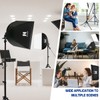 Softbox Lighting Kit, NiceVeedi 16'' x 16'' Softbox Photography Lighting