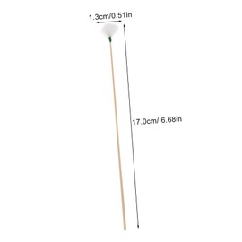 Gatuida 20Pcs Earwax Cleaning Wands with Goose Hair and Bamboo Smooth and Earwax Removal Tools for Gentle Ear Canal Massage and Itching Relief Portable Ear Care