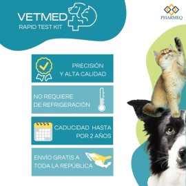 Prueba Rápida Parvovirus Para Perros Caja C/10 Pz