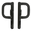 UAP Sliding Patio Door Handles with Comfortable Grip 219mm (Black