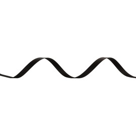 AVANAVA Cinta de grogrén de 1/4 pulgadas de ancho, 50 yardas, ideal para envolver regalos, lazos para el pelo, decoración del hogar, arreglo floral (030-negro)