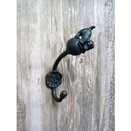 Toyo Stone Hook Black, Size: Approx. 1.4 x 3.9 x 6.1 inches (3.5 x 10