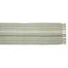 DII Farmhouse Braided Stripe Table Runner Collection, 15x108, Artichoke Green