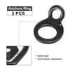 X AUTOHAUX 2pcs Tie Down Anchors Hooks Strap Rings for