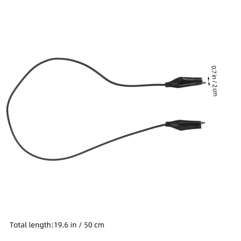 POPETPOP Alligator Clips Crocodile Test Leads: 30pcs Dual Ended Wire