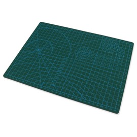 A4 Cutting Mat with Guide Lines - Non Slip, Cut Resistant, for Arts & Crafts
