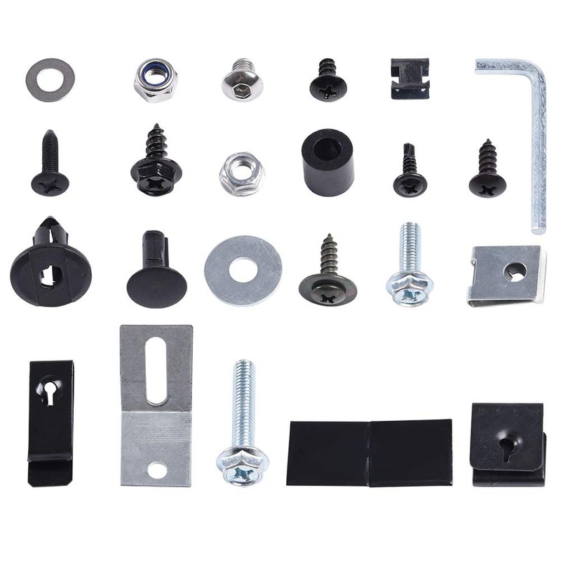 Fender Flare Hardware Kit Screw/Bolt Fastener Compatible for Ford Universal