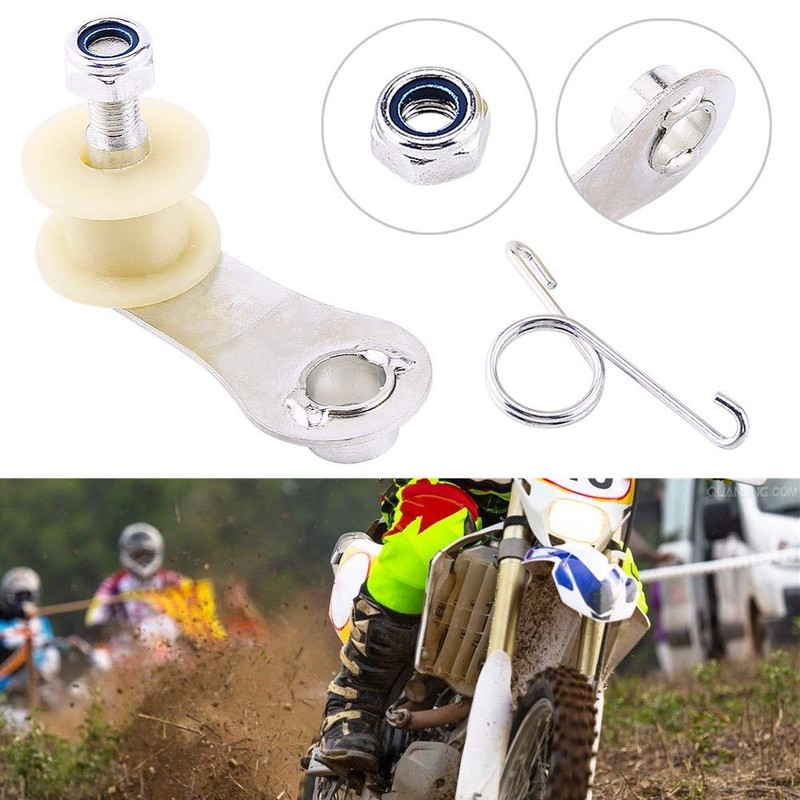 Suuonee Chain Tensioner, Chain Tensioner Guide Roller Sledge for Dirt