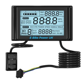 SW900 EBike Display 24V 36V 48V 60V 72V Electric Bicycle Screen Panel Speedo Speedometer LED 5 Pin Sine Wave, DC Moto Replament 250W,350W,1000W,1500W,2000W,3000W