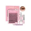 Kit Pestañas Naturales Wispy Nycaar Con Pegamento Diy