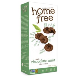 Homefree Treats You Can Trust Gluten Free Mini Cookies, Chocolate Mint, 5 Ounce (Pack of 6)