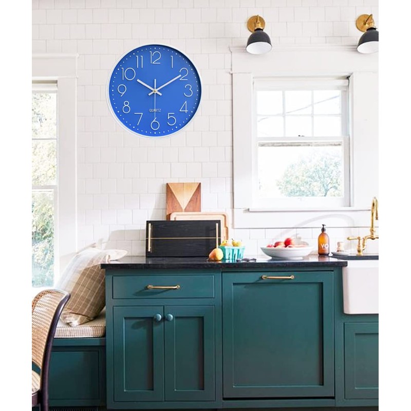 Taodyans Modern Wall Clock 30 cm Without Ticking Noises Kitchen