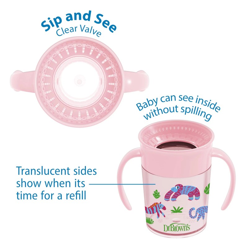 Dr. Brown's Dr Brown's Milestones Cheers 360 Spoutless Cup with